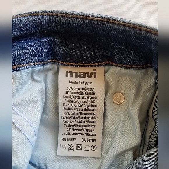 MAVI LA Blue Viola High Rise Slim-Straight Jean - Picture 5 of 11